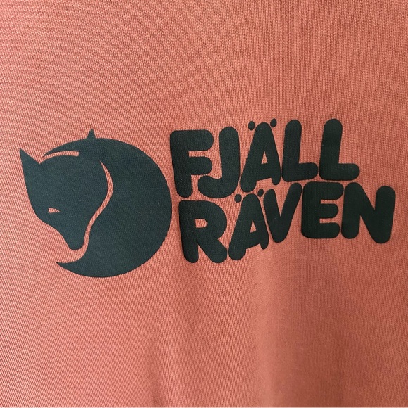 Fjallraven Mesa Mauve Pink Logo Cotton Crewneck Women's Small - Picture 4 of 14